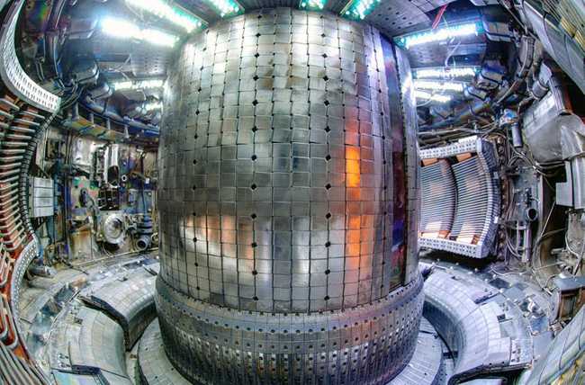 Interior of the Alcator C-Mod tokamak