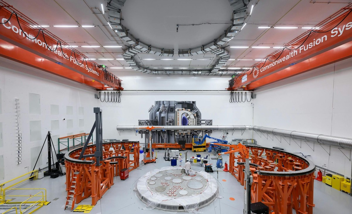Commonwealth Fusion Systems' Tokamak Hall, the home of the SPARC fusion machine